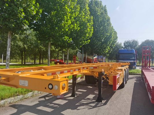 3 eixos 40ft Skeleton Trailer para venda Semi-trailer esquelético