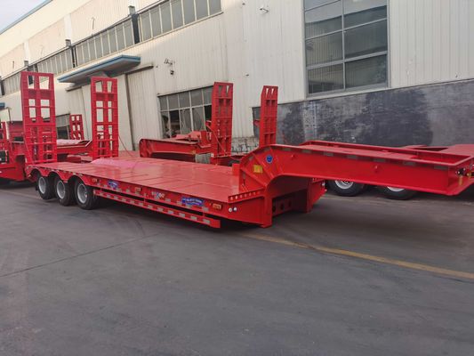 40ft Semi-Carrier Trailer de cama plana Tractor de cama baixa Trailer