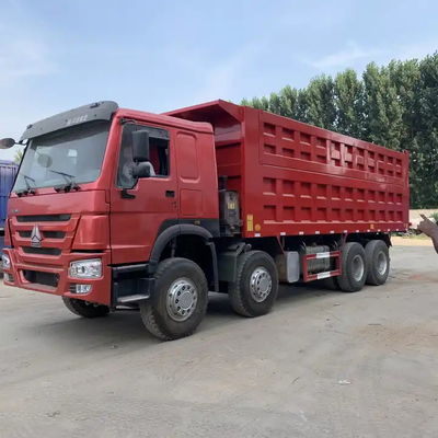 Preço de fábrica 430HP 12 Wheeler Novo ou Usado Howo 8x4 Sinotruk Dump Truck Trailers